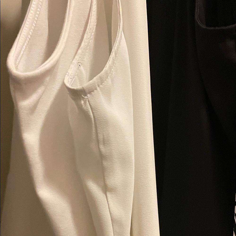 White House Black Market Women's Blouses - White and Black - Picture 11 of 12
